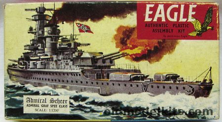 Eagle 1/1200 Admiral Graf Spee plastic model kit